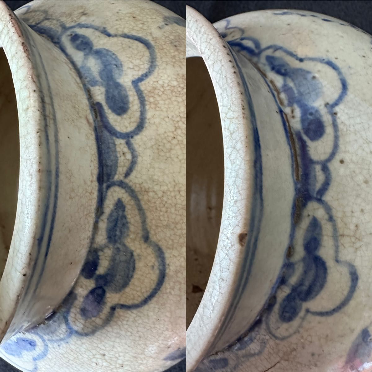 李朝 染付 草花文 鉢 合箱 トヒチル 東さ7-0428① 古美術 李朝 染付 花草文壺 高さ約19cm 高麗 韓国骨董 ①|Yahoo
