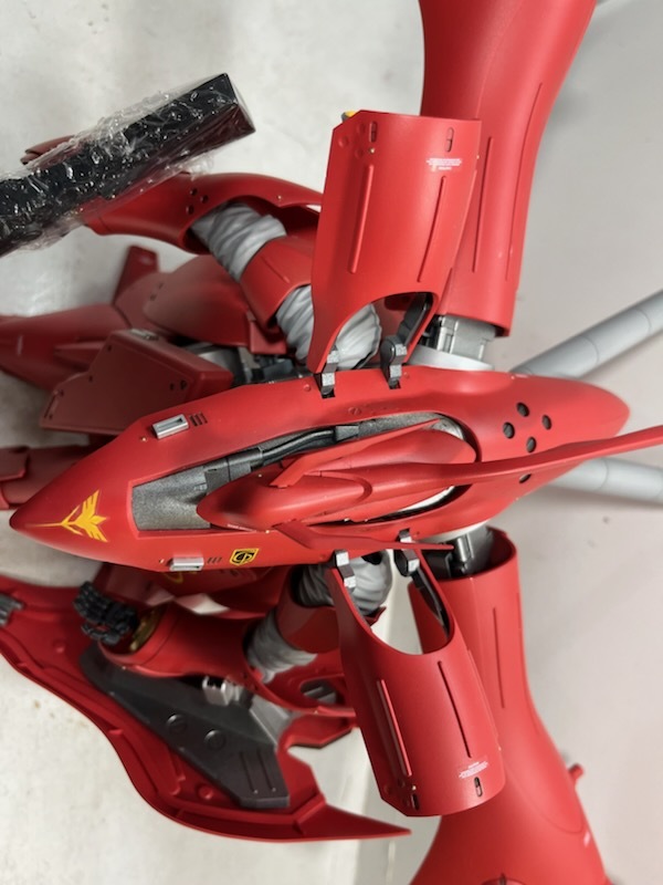 ガンプラ RE/100 MSN-04II ナイチンゲール 改修 改造 全塗装完成 ガンプラ RE/100 MSN-04II ナイチンゲール 改修 改造 全塗装完成