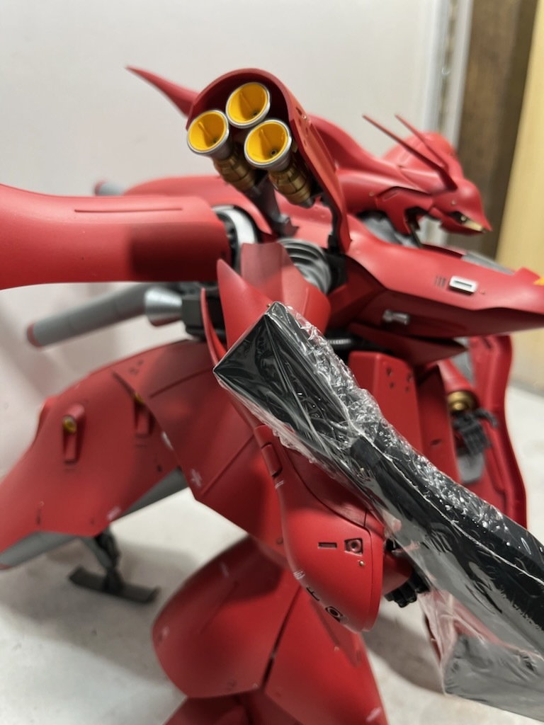 ガンプラ RE/100 MSN-04II ナイチンゲール 改修 改造 全塗装完成 ガンプラ RE/100 MSN-04II ナイチンゲール 改修 改造 全塗装完成