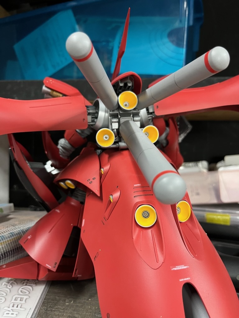 ガンプラ RE/100 MSN-04II ナイチンゲール 改修 改造 全塗装完成 ガンプラ RE/100 MSN-04II ナイチンゲール 改修 改造 全塗装完成