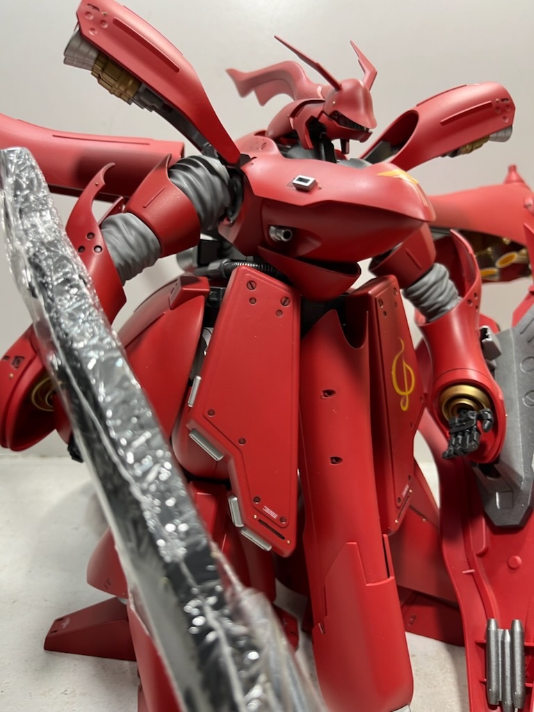 ガンプラ RE/100 MSN-04II ナイチンゲール 改修 改造 全塗装完成 ガンプラ RE/100 MSN-04II ナイチンゲール 改修 改造 全塗装完成
