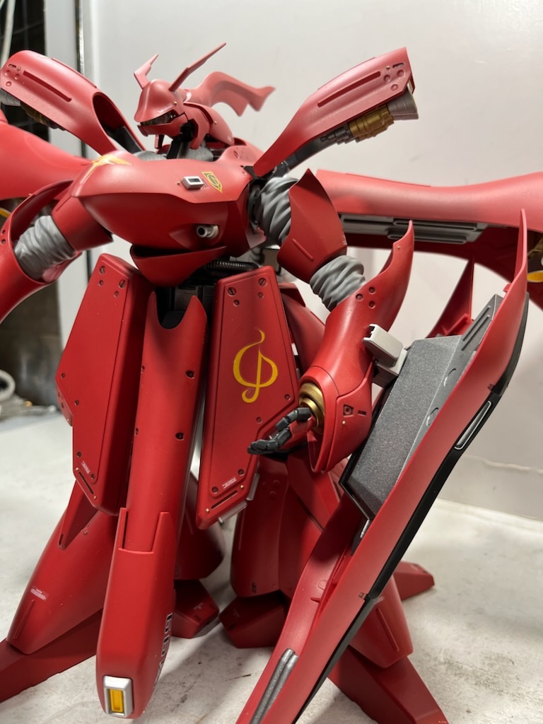 ガンプラ RE/100 MSN-04II ナイチンゲール 改修 改造 全塗装完成 ガンプラ RE/100 MSN-04II ナイチンゲール 改修 改造 全塗装完成
