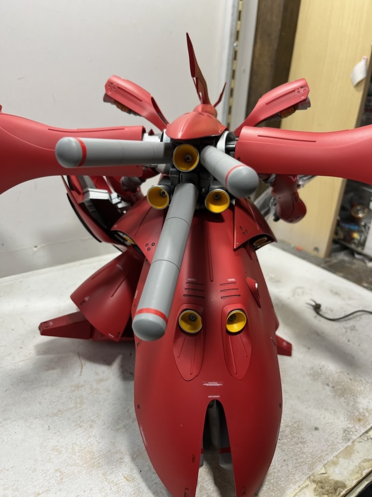 ガンプラ RE/100 MSN-04II ナイチンゲール 改修 改造 全塗装完成 ガンプラ RE/100 MSN-04II ナイチンゲール 改修 改造 全塗装完成