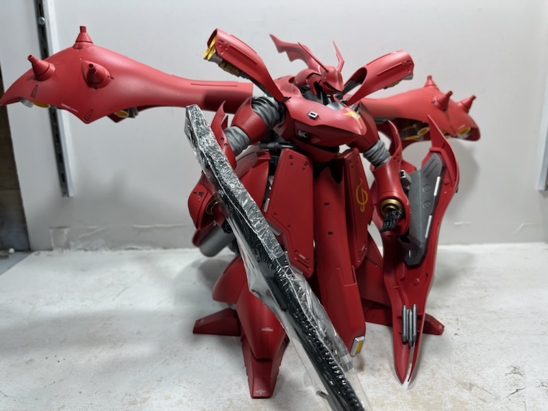 ガンプラ RE/100 MSN-04II ナイチンゲール 改修 改造 全塗装完成 ガンプラ RE/100 MSN-04II ナイチンゲール 改修 改造 全塗装完成