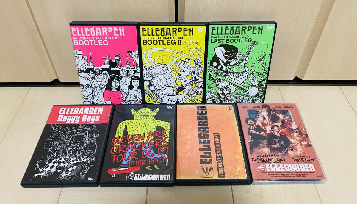 ELLEGARDEN エルレガーデンライブ DVD 全7枚セット 送料無料 ELLEGARDEN(エルレガーデン)映像作品 全7枚セット