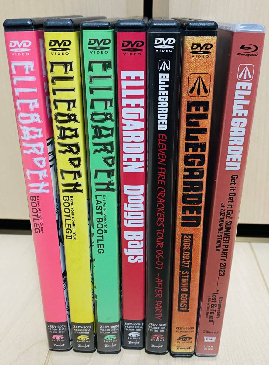 ELLEGARDEN エルレガーデン DVD Blu-ray 全7枚セット 送料無料 ELLEGARDEN(エルレガーデン)映像作品 全7枚セット