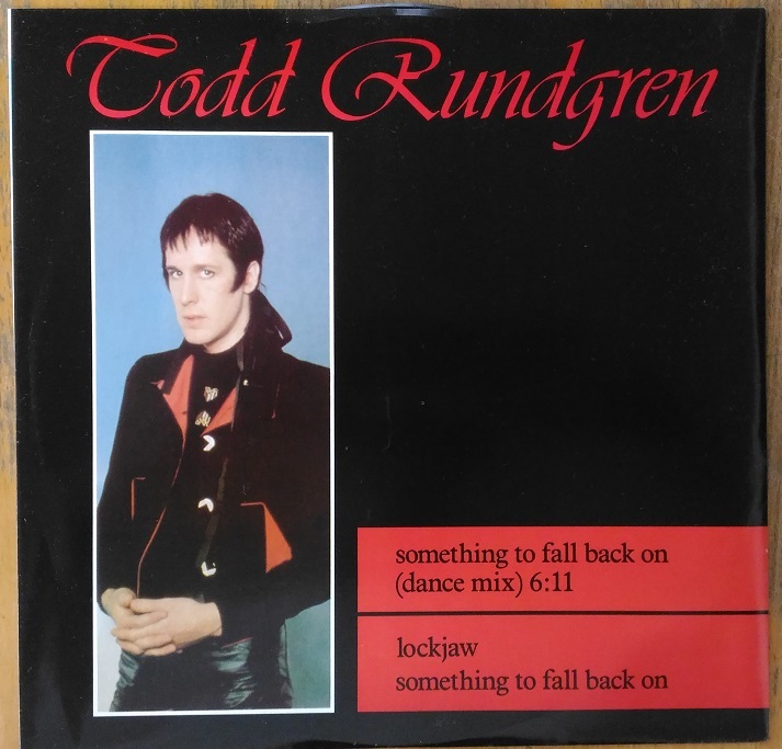 12インチ　トッド・ラングレン　TODD RUNDGREN　/　SOMETHING TO FALL BACK ON　dance mix 220908_画像1