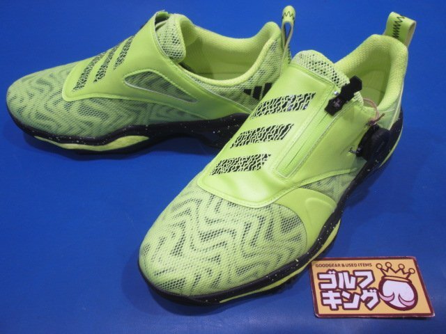 GK鈴鹿☆ 新品011 【28.0cm】アディダス★コードカオス25 ボア★IH5171★ルシッドレモン★スパイクレス ゴルフシューズ★