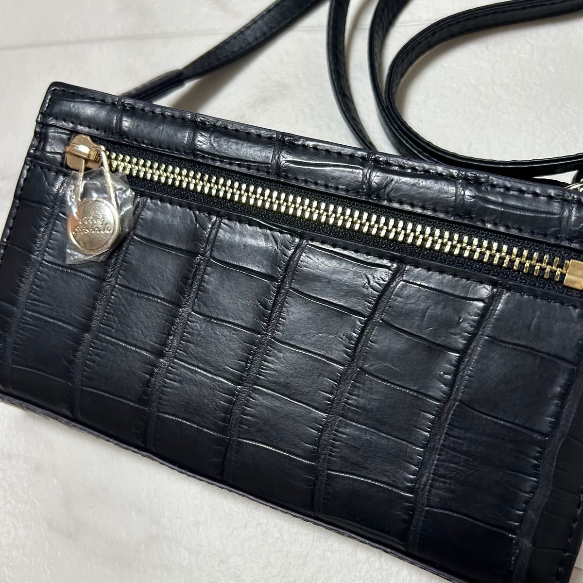 新品・未使用】三宝 サンポウ マットクロコダイル ショルダー 新品・未使用】三宝 サンポウ マットクロコダイル ショルダー