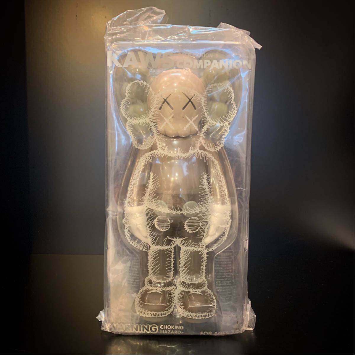 Toy Plus限定MEDICOM TOY KAWS COMPANION OPEN EDITION / BROWN / 大頭熊公仔 kauzu 模型/ 原文:Toy Plus限定 MEDICOM TOY KAWS COMPANION OPEN EDITION / BROWN / ベアブリック カウズ フィギュア /