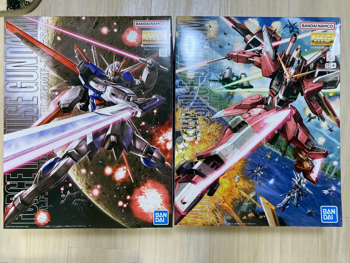 MG ジャスティスガンダム フォースインパルスガンダム 【新品未組立】 MG ∞ジャスティス＆フォースインパルスガンダム セット【新品