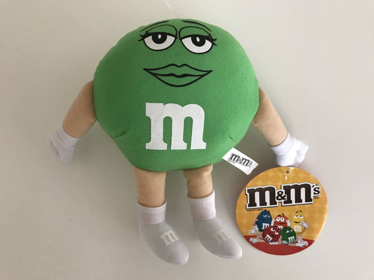 m&m's(エムアンドエムズ)ぬいぐるみ/キャラクタードール/グリーン_画像1