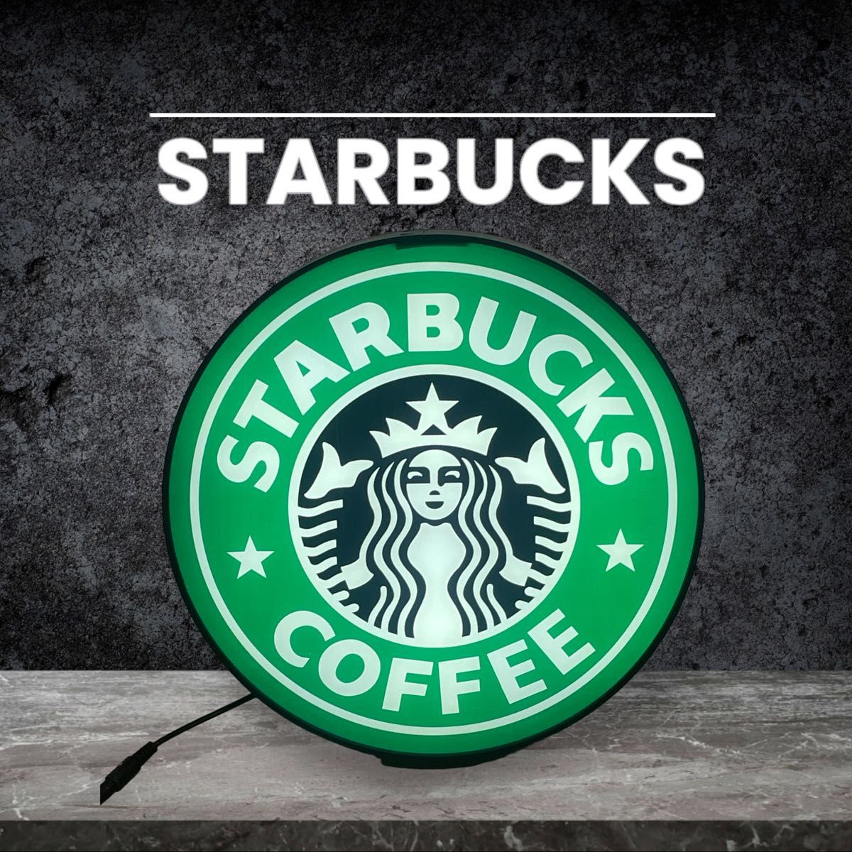 スターバックス 旧ロゴ看板ライトレプリカ 新品未使用 Starbucks スターバックス 旧ロゴ看板ライトレプリカ 新品未使用 Starbucks