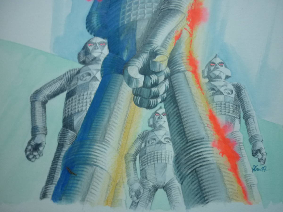 ヤフオク 沢田弘直筆カラー原画 ジュブナイルsfロボット原 ヤフオク 沢田弘直筆カラー原画 ジュブナイルsfロボット原