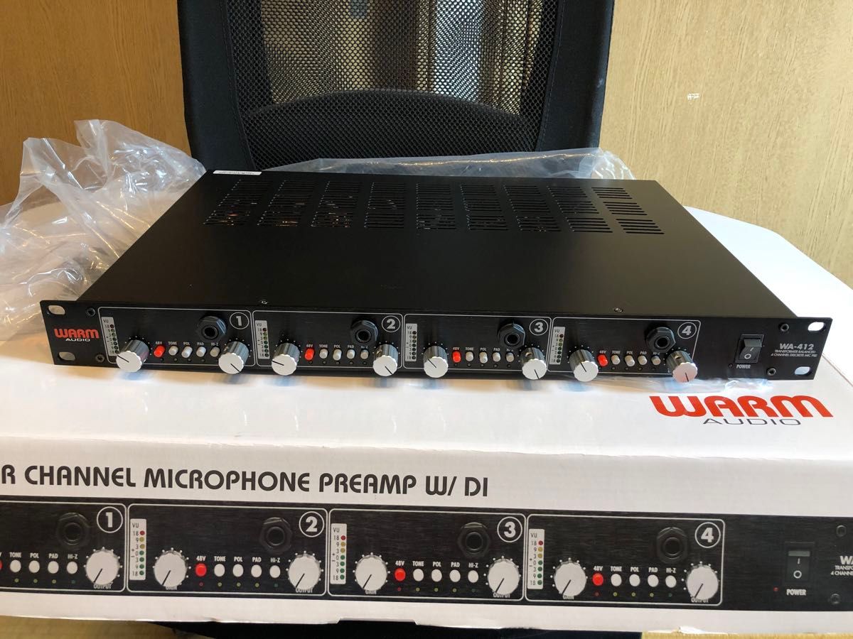 美品 WARM AUDIO WA-412 4chマイクプリアンプ/DI|Yahoo!フリマ 美品 WARM AUDIO WA-412 4chマイクプリアンプ/DI|Yahoo!フリマ