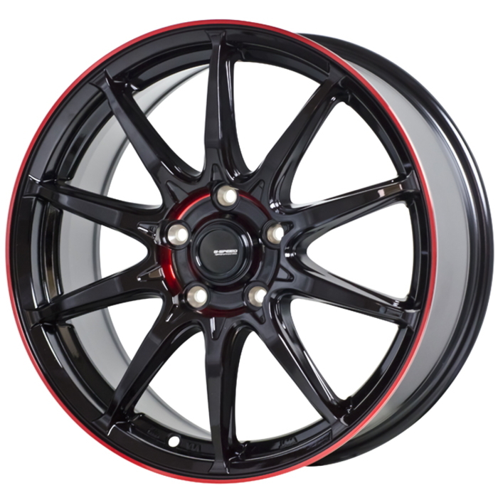 BRIDGESTONE REGNO GR-X2 235/55R17 G.Speed P-05R ブラック+レッドクリア 17インチ 7J+48 5H-114.3 4本セット
