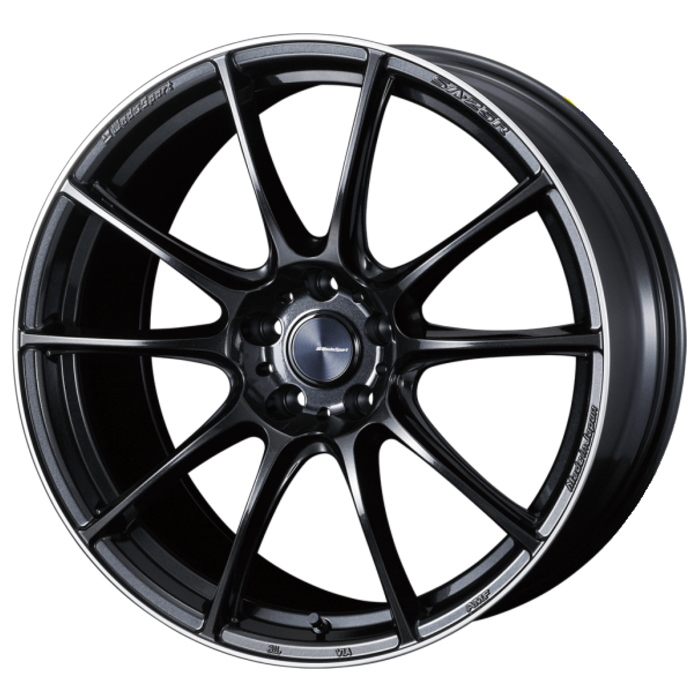 BRIDGESTONE POTENZA S007A 255/40R19 WedsSport SA-25R METAL BLACK/F 19インチ 8.5J+45 5H-114.3 4本セット