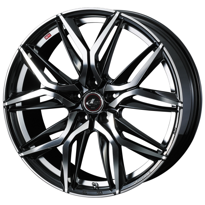 ECOPIA NH200 195/55R16 LEONIS LM PBMC 16インチ 6.5J+40 5H-114.3 4本セット