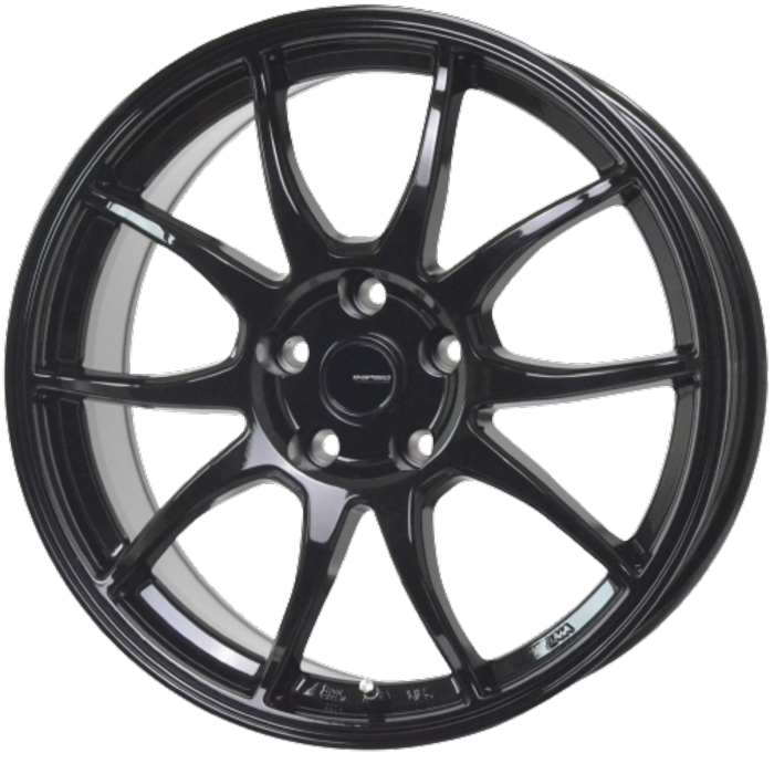 BRIDGESTONE ECOPIA NH200 195/60R17 G.Speed G-06 メタリックブラック 17インチ 7J+55 5H-100 4本セット