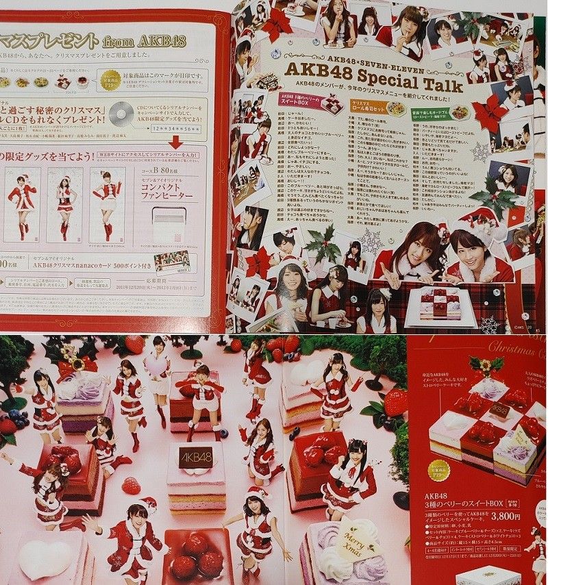 非売品 2011&2012&チラシ セット AKB48 セブンイレブン限定 非売品 2011&2012&チラシ セット AKB48 セブンイレブン限定