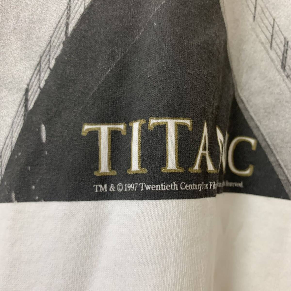 90年代 90s TITANIC タイタニック tシャツ 古着 映画 movie tee 90年代 90s TITANIC タイタニック tシャツ 古着 映画 movie tee
