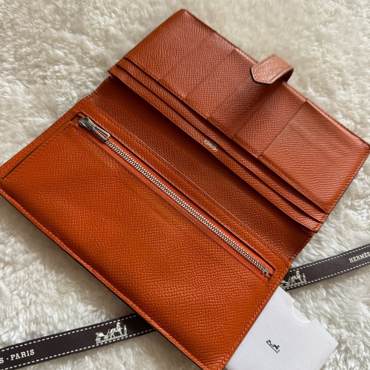 美品】 331 HERMES エルメス ベアン スフレ 2つ折り長財布 美品】 331 HERMES エルメス ベアン スフレ 2つ折り長財布