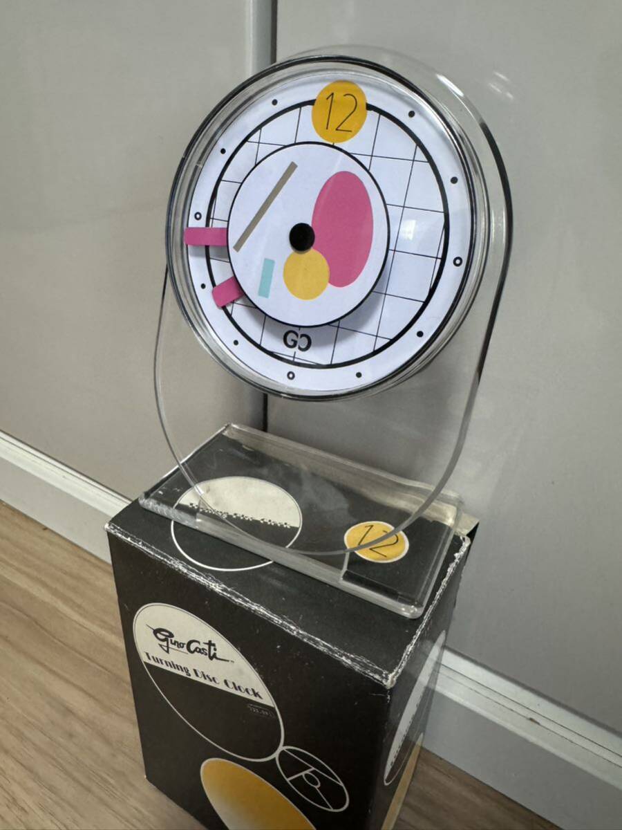 箱付き美品!ポストモダン置き時計 メンフィスデザイン 掛け時計 箱付き美品!ポストモダン置き時計 メンフィスデザイン 掛け時計