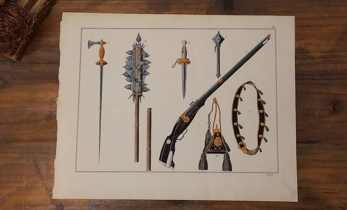 ヤフオク ドイツアンティーク 1842年 ヨーロッパ中世の騎 ヤフオク ドイツアンティーク 1842年 ヨーロッパ中世の騎