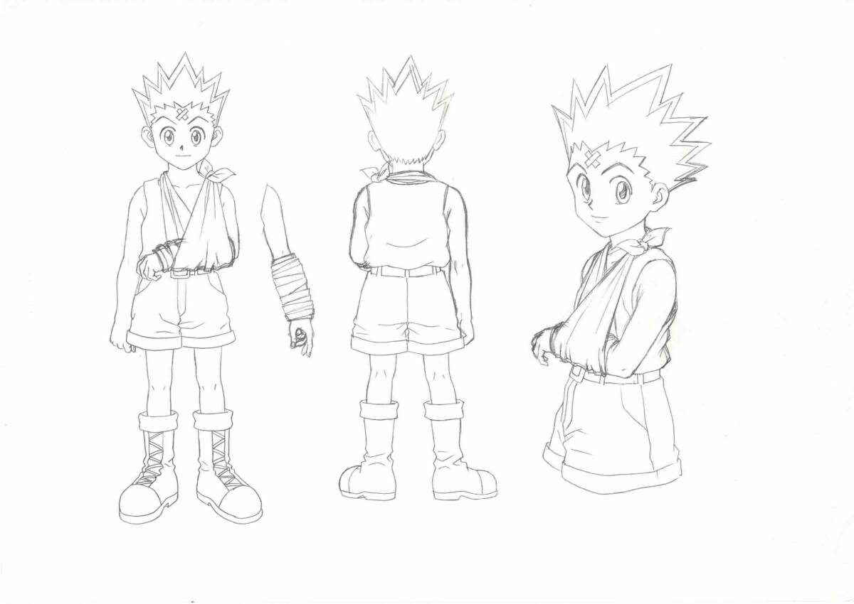 HUNTER×HUNTER ハンターハンター ゴン=フリークス 直筆 設定 HUNTER×HUNTER ハンターハンター ゴン=フリークス 直筆 設定