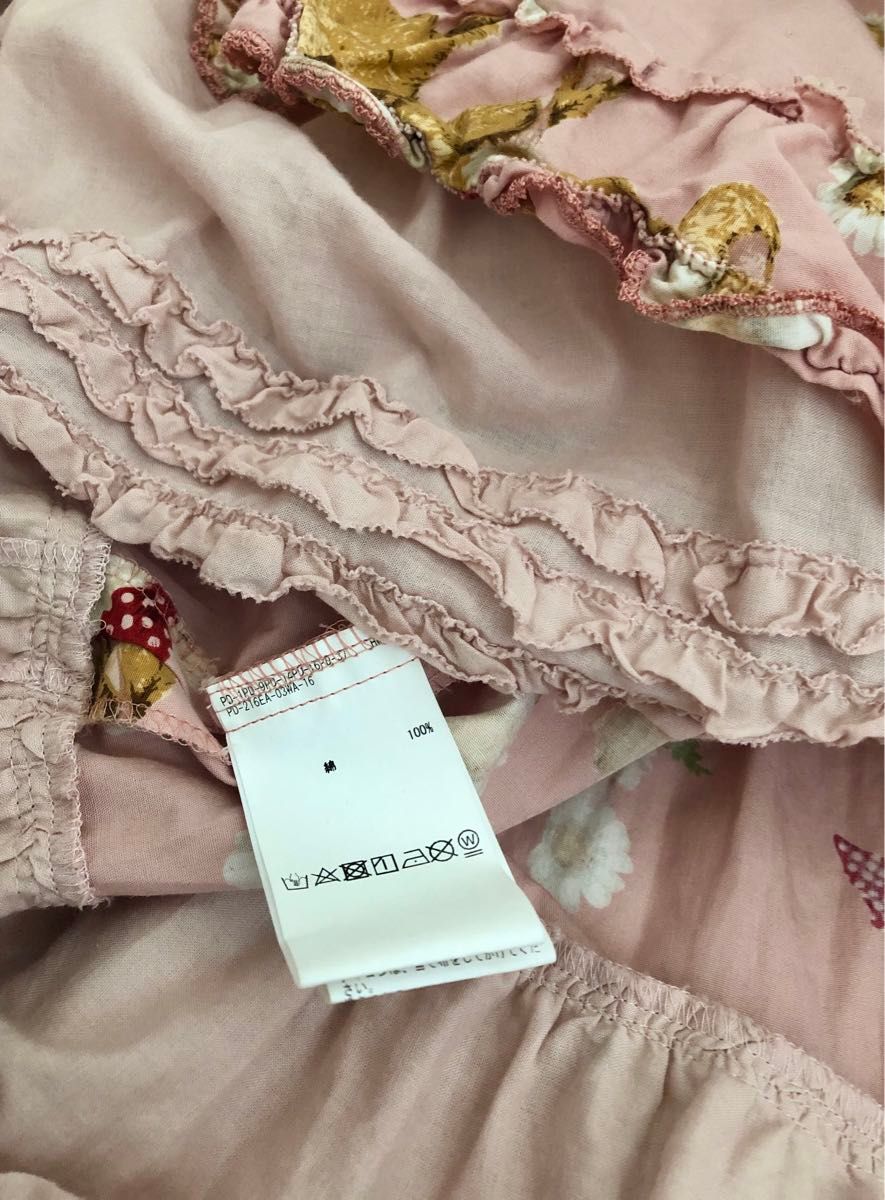 即完売色 ピンクハウス ひな菊ロンド ピンク ウサギとクマと花柄 即完売色 ピンクハウス ひな菊ロンド ピンク ウサギとクマと花柄