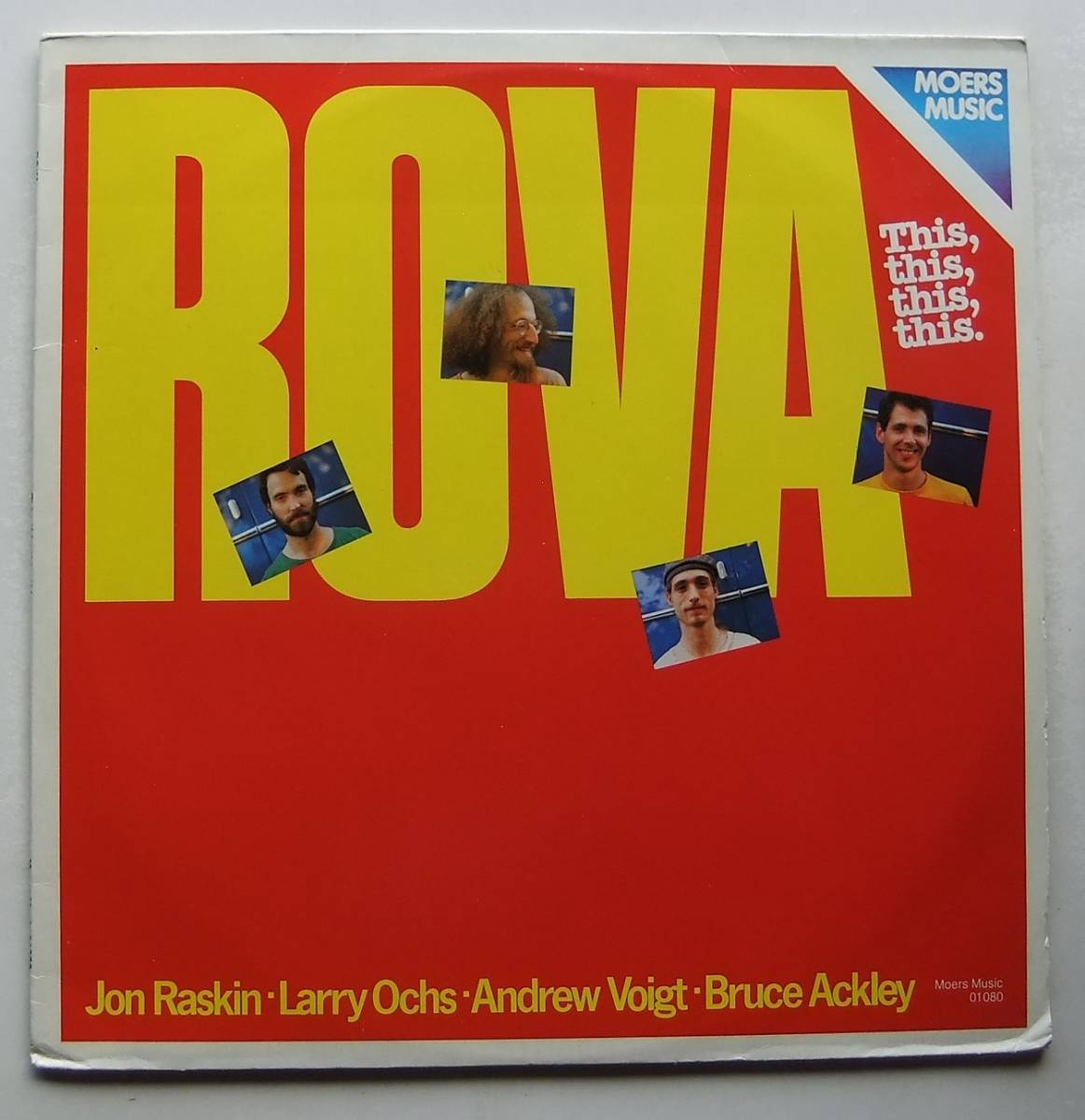 ◆ ROVA / This, This, This, This ◆ Moers Music 01080 (West Germany) ◆_画像1