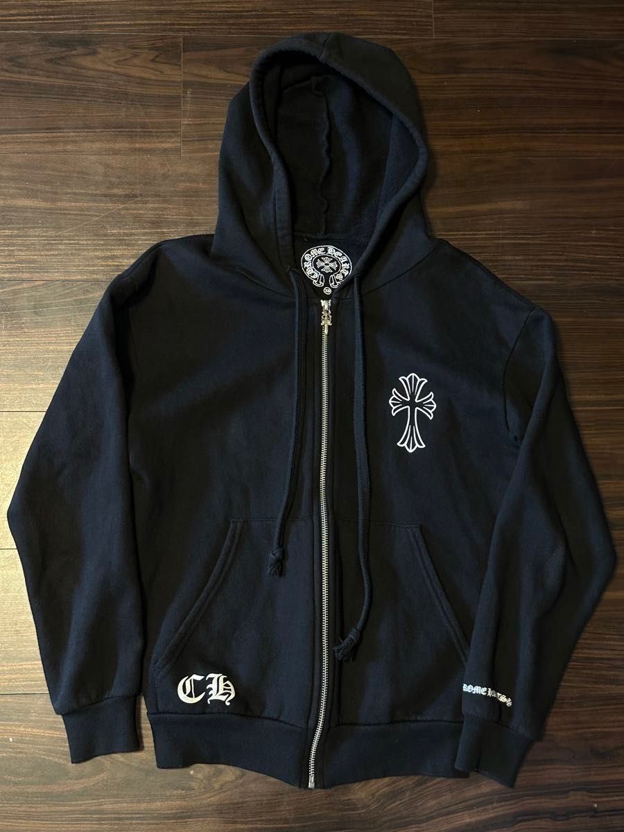 クロムハーツ メンズ ジップアップパーカー XS シルバー925 正規 クロムハーツ メンズ ジップアップパーカー XS シルバー925 正規