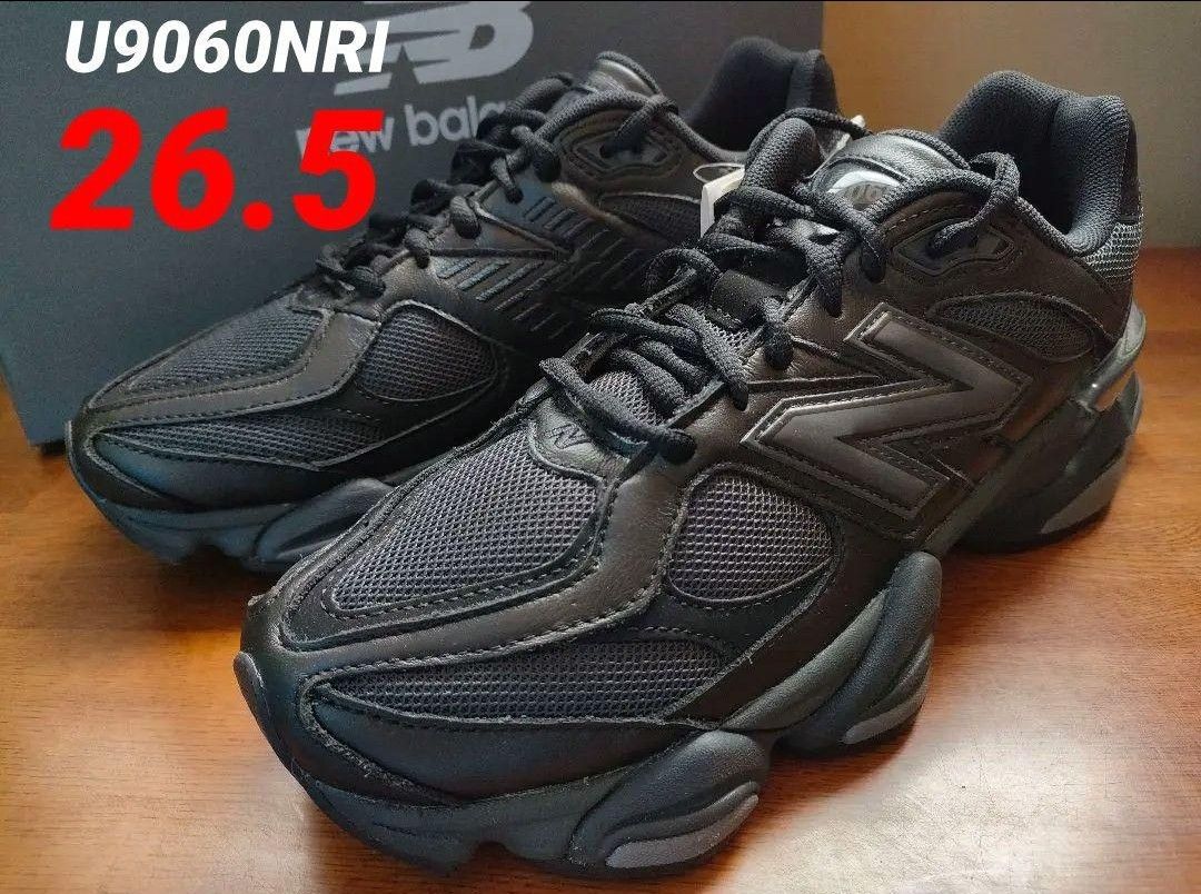 ②希少 【新品未使用】ニューバランス U9060NRI 26 5cm BLACK ②希少 【新品未使用】ニューバランス U9060NRI 26 5cm BLACK