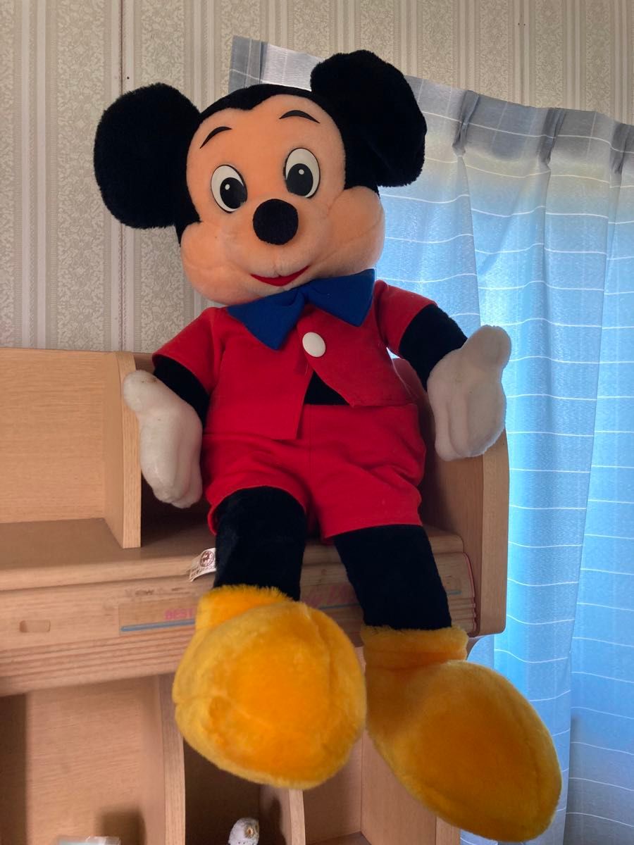 ディズニーランド ミッキーぬいぐるみ レトロ 人形 ヴィンテージ ディズニーランド ミッキーぬいぐるみ レトロ 人形 ヴィンテージ