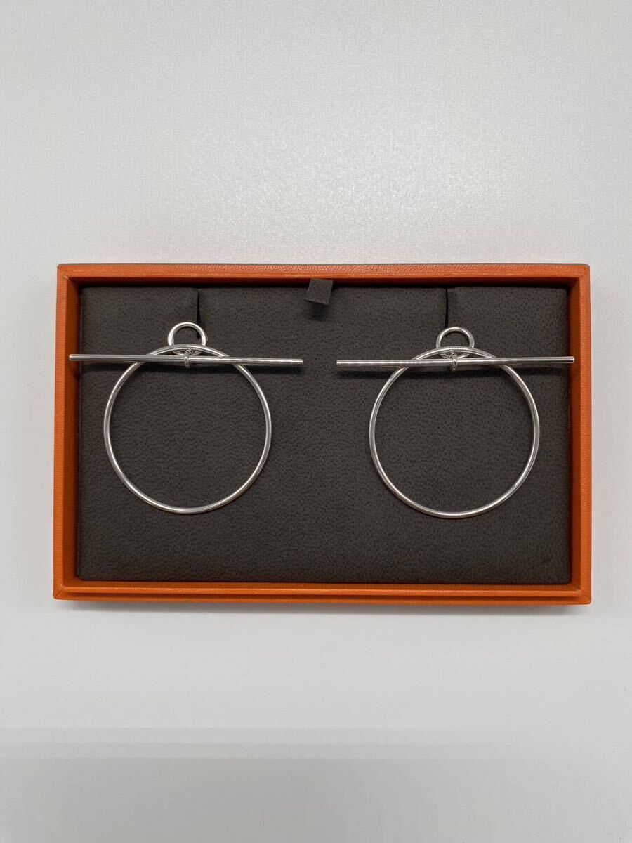 未使用新品】希少 人気 HERMES エルメス シルバー925《ループ 未使用新品】希少 人気 HERMES エルメス シルバー925《ループ