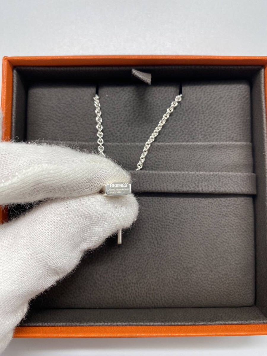 未使用新品】HERMES エルメス シルバー ネックレス アミュレット 未使用新品】HERMES エルメス シルバー ネックレス アミュレット