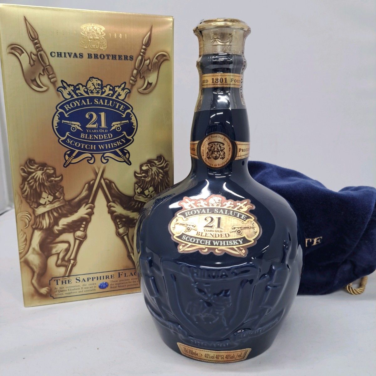 ロイヤルサルート ROYAL SALUTE 21年 ウイスキー スコッチ 巾着 ロイヤルサルート ROYAL SALUTE 21年 ウイスキー スコッチ 巾着