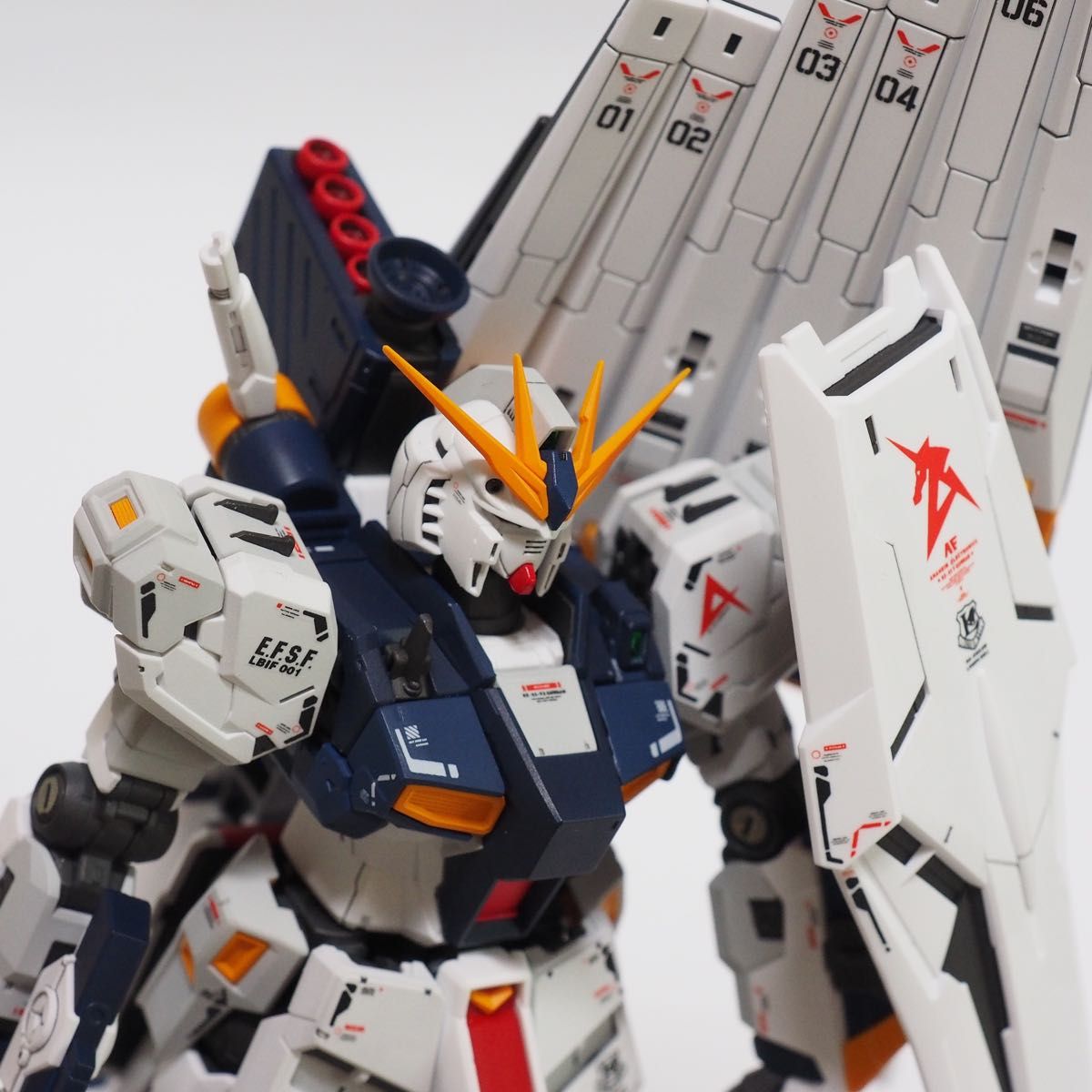 RG 1/144 νガンダム ニューガンダム 塗装済完成品|Yahoo!フリマ RG 1/144 νガンダム ニューガンダム 塗装済完成品|Yahoo!フリマ