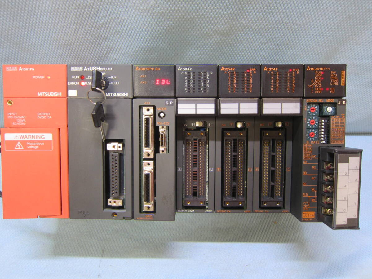 MITSUBISHI MELSEC シーケンサ A1S61PN A2USHcpu-S1 A1SD75P2-S3 MITSUBISHI MELSEC シーケンサ A1S61PN A2USHcpu-S1 A1SD75P2-S3
