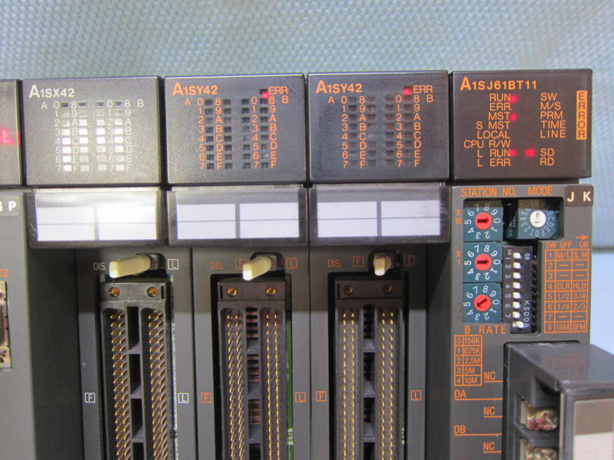 MITSUBISHI MELSEC シーケンサ A1S61PN A2USHcpu-S1 A1SD75P2-S3 MITSUBISHI MELSEC シーケンサ A1S61PN A2USHcpu-S1 A1SD75P2-S3