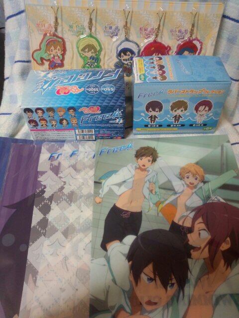 Bibian 比比昂- Free! グッズセットラバーストラップ&クリア Bibian 比比昂- Free! グッズセットラバーストラップ&クリア