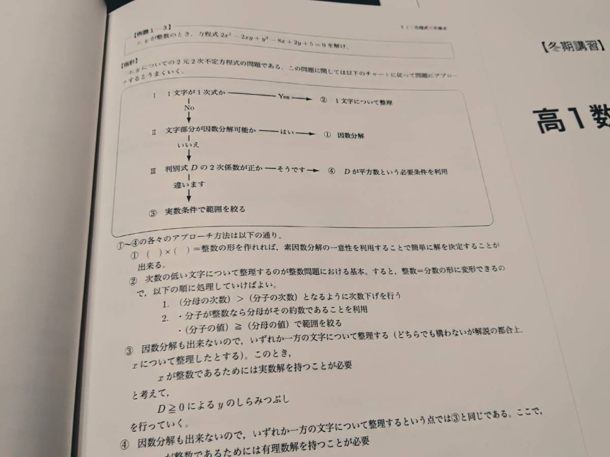 高1数学A　夏期　冬期　鉄緑会　難関大　大阪校　東進 Z会 ベネッセ SEG 共通テスト　駿台 河合塾 鉄緑会 _画像2
