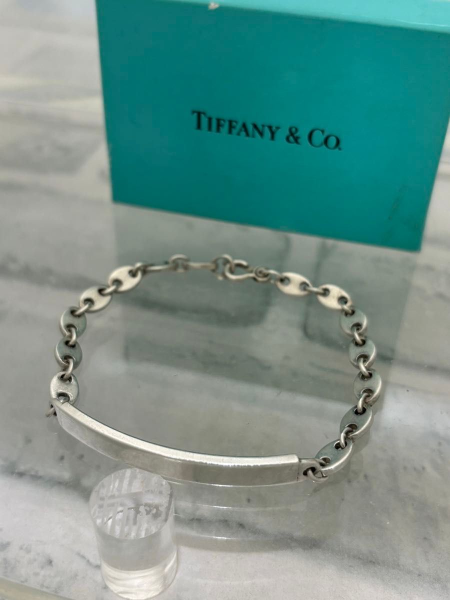 zeroさん専用 80s TIFFANY ID ブレスレット 希少 80s ヴィンテージティファニー アンカーチェーン ID