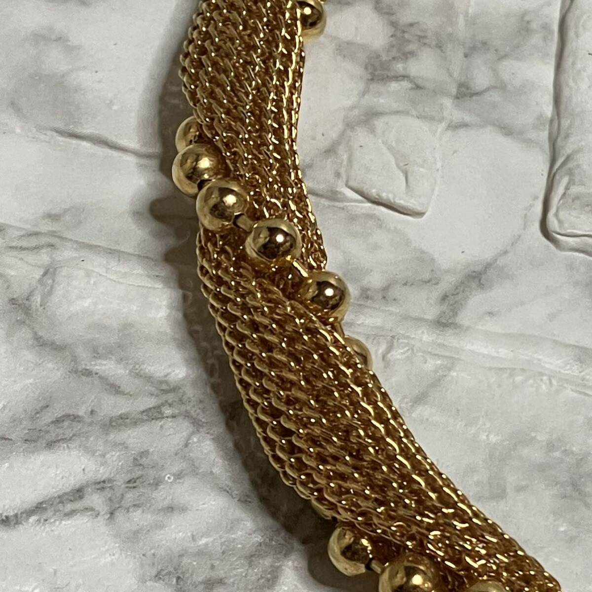 m】美品 GIVENCHY ジバンシー メッシュ ボールチェーン