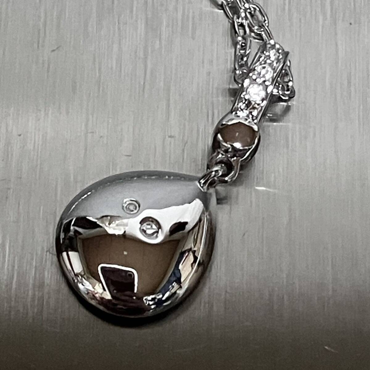 m】美品 SWAROVSKI スワロフスキー クリスタル 雫 ネックレス m】美品 SWAROVSKI スワロフスキー クリスタル 雫 ネックレス