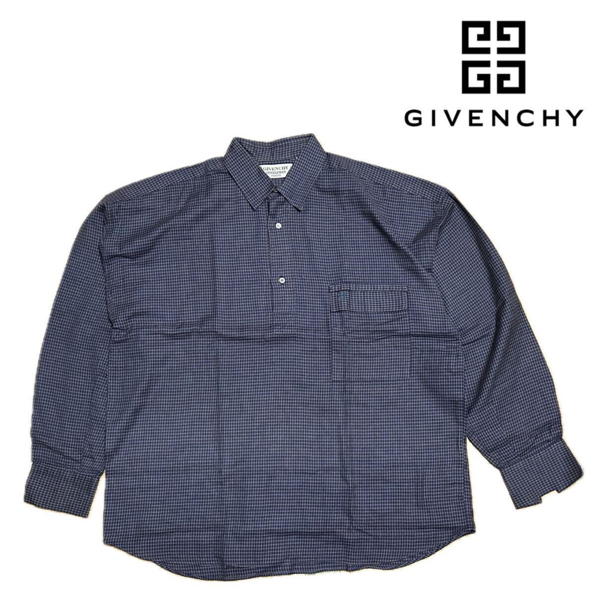 GIVENCHY ジバンシィ チェック シャツ コットン 長袖 GIVENCHY ジバンシィ チェック シャツ コットン 長袖