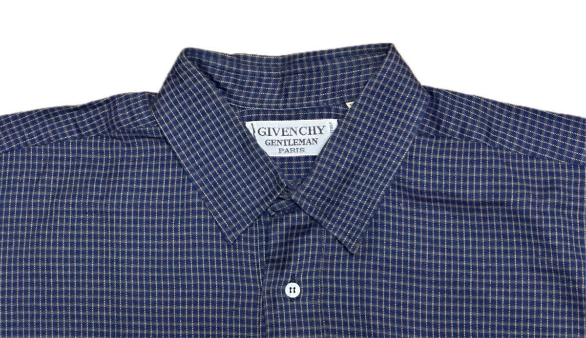 GIVENCHY ジバンシィ チェック シャツ コットン 長袖 GIVENCHY ジバンシィ チェック シャツ コットン 長袖