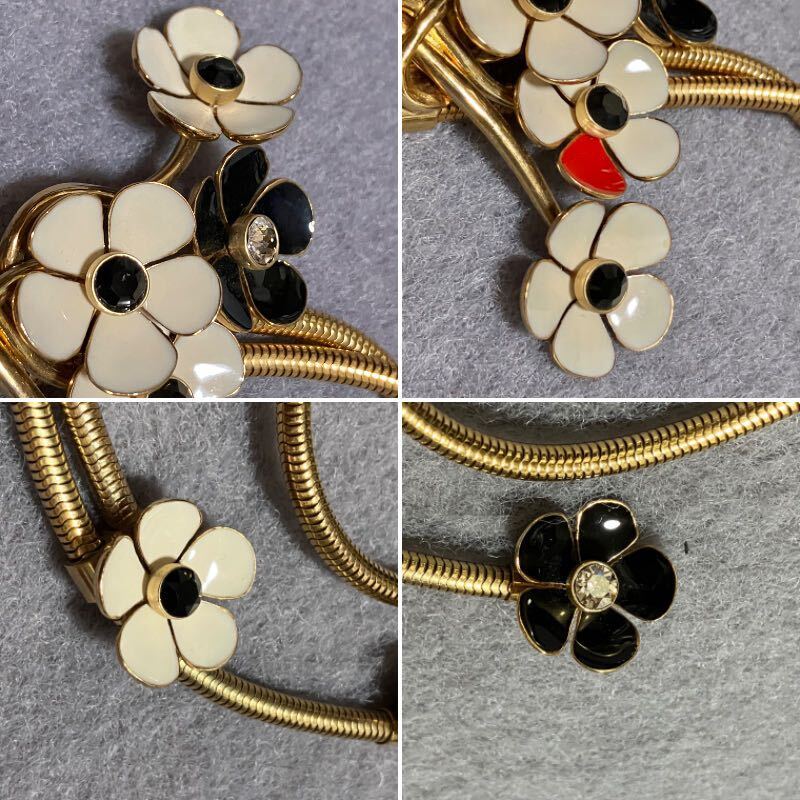ws1100】美品 SONIA RYKIEL ソニアリキエル フラワー ネックレス ws1100】美品 SONIA RYKIEL ソニアリキエル フラワー ネックレス