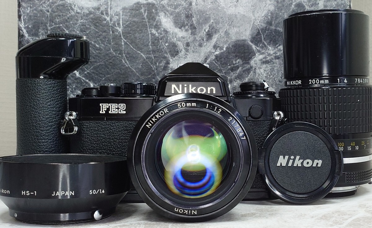 Yahoo!オークション - 【終活整理】 Nikon FE2 黒+Ai NIKKOR Yahoo!オークション - 【終活整理】 Nikon FE2 黒+Ai NIKKOR