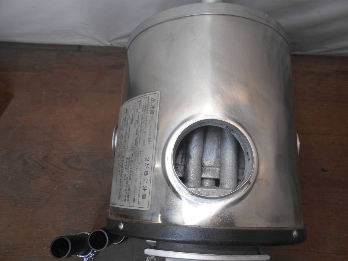 長府 マキ兼用風呂釜 CH2Sー2 メンテ済(水漏れ無)ステンレス 長府 マキ兼用風呂釜 CH2Sー2 メンテ済(水漏れ無)ステンレス